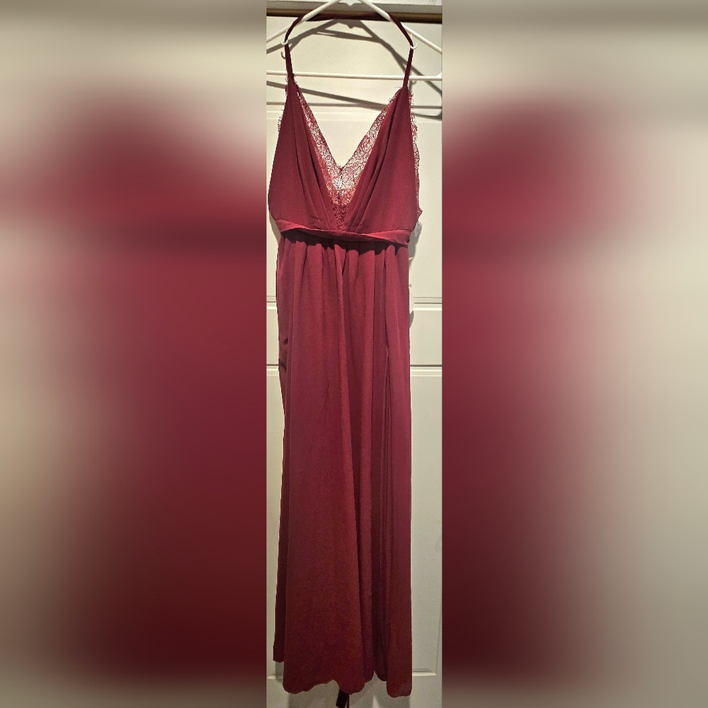 Elegant Burgundy Women's Skirt